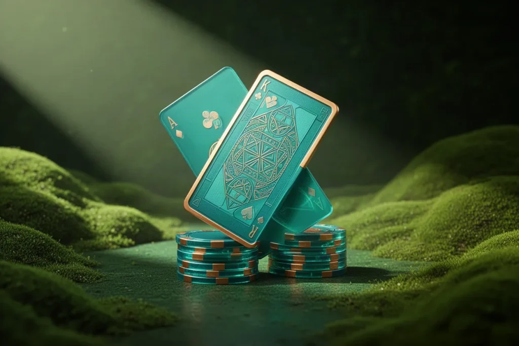 Ảnh minh hoạ quân bài dựng nghiêng cho mục hỏi đáp game bài SHBET